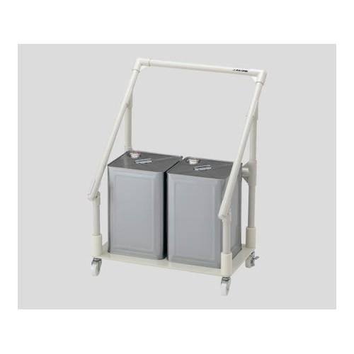 アズワン 廃液回収トレーワゴン 一斗缶1ヶ用 1台