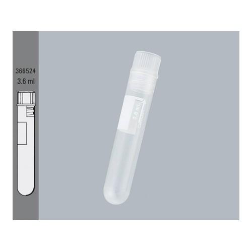 アズワン(AS ONE) 3.6ml クライオチューブ(インナーキャップ) 70×φ12.5 400本 366524 1箱(50本×8袋入り)