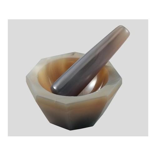 アズワン メノー乳鉢(深型) φ100×φ120×40mm 乳棒付き