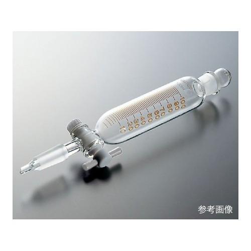 コスモスビード（VIDTEC） 滴下ロート（PTFEコック付・目盛付）50mL　透明摺合 2153-01-2 1個