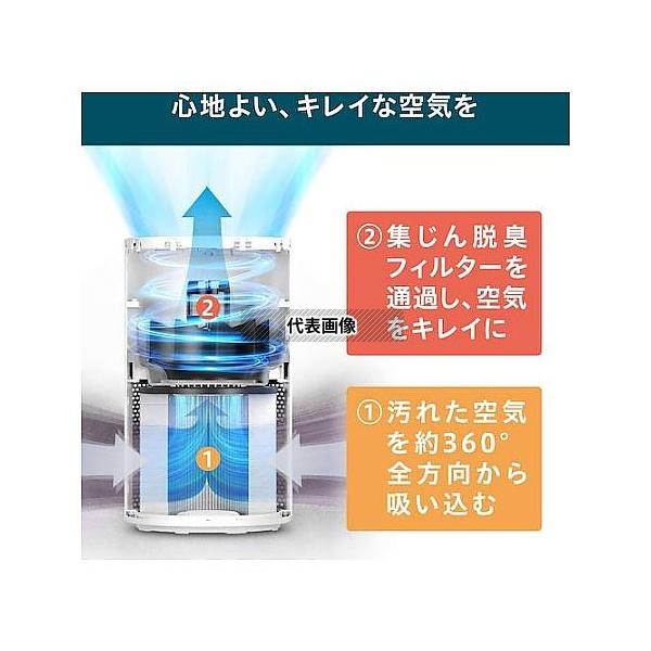 アイリスオーヤマ AAP-S30B-W 297502 単機能空気清浄機 16畳 ホワイト