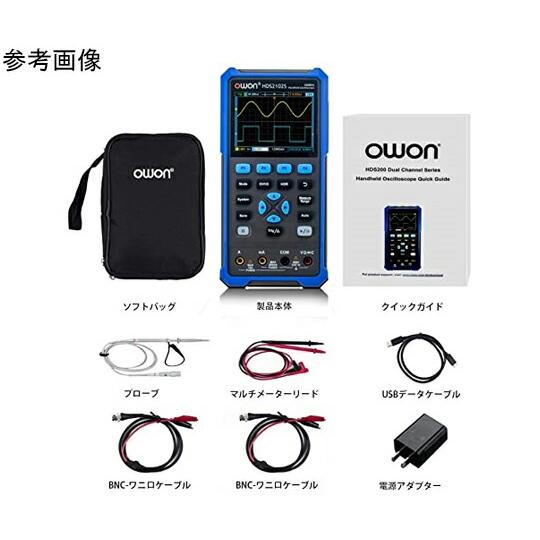 OWON OWONハンドヘルド・オシロスコープ100MHz2CH波形発生器付き HDS2102S 入数：1台