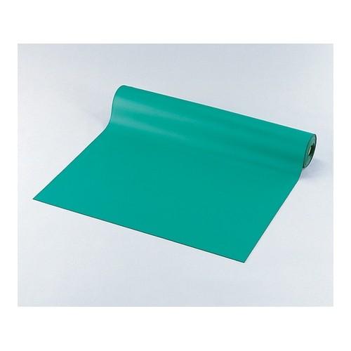 アズワン(AS ONE) 静電マット(ロールタイプ) 1m×10m×2mm グリーン 1巻