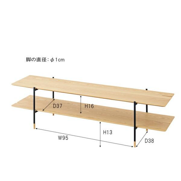 東谷  ルカ TVボード ローボード テレビ台 リビング 一人暮らし おしゃれ 木製 シンプル ナチュラル  JPB-97OAK｜firstnet｜08