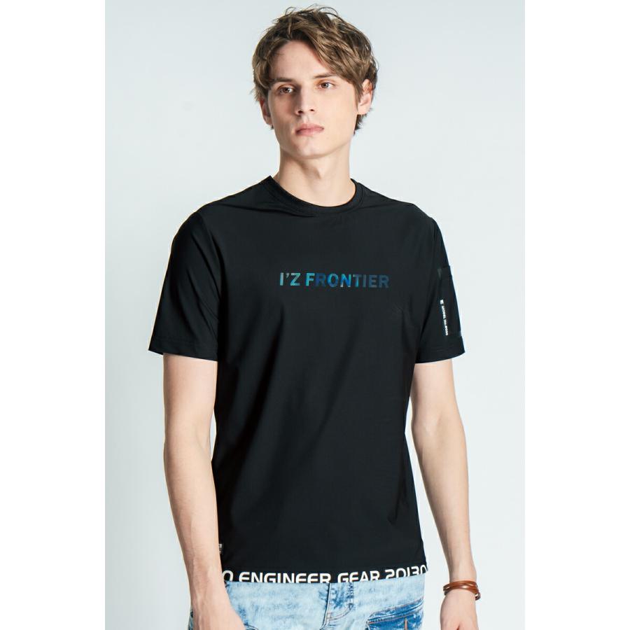 在庫限り 夏物売り尽くしセール アイズフロンティア 036 接触冷感ストレッチナイロン半袖クルーネックシャツ カラー2色 サイズSから4L【在庫有り】 | I'Z FRONTIER | 10