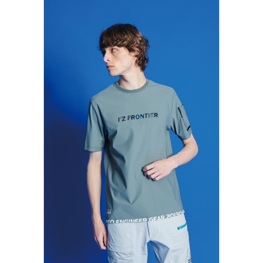 在庫限り 夏物売り尽くしセール アイズフロンティア 036 接触冷感ストレッチナイロン半袖クルーネックシャツ カラー2色 サイズSから4L【在庫有り】 | I'Z FRONTIER | 11