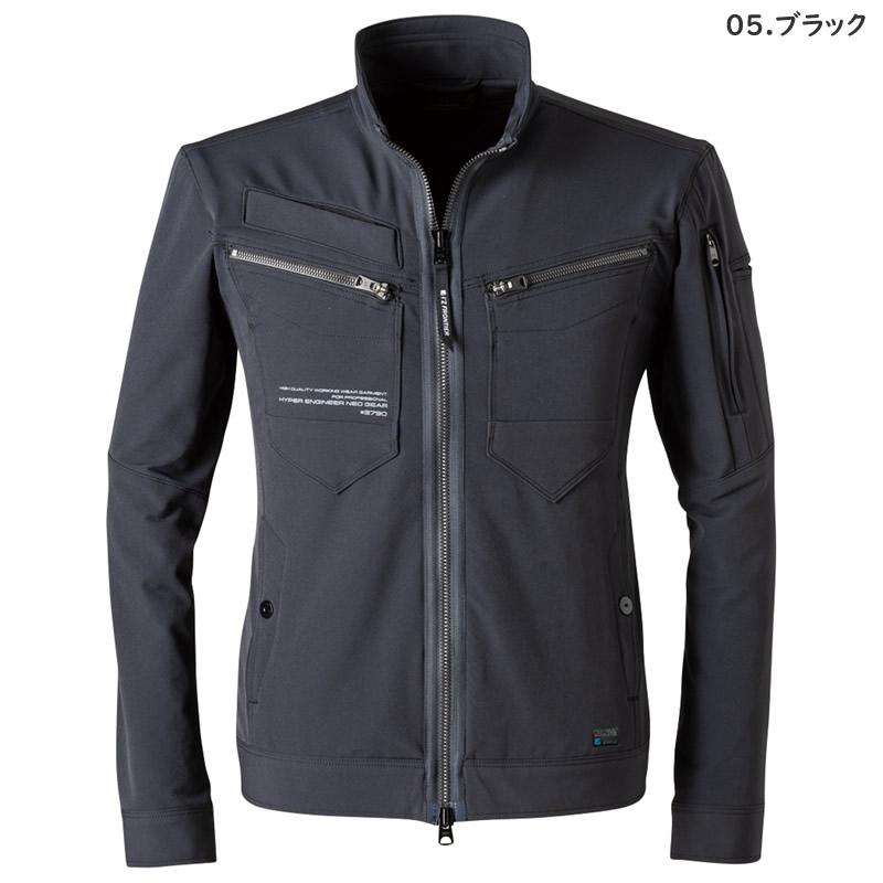 アイズフロンティア 作業着・作業服 3790 2WAYストレッチワークジャケット カラー：2色 サイズ：S〜4L オールシーズン対応 3790シリーズ | I'Z FRONTIER | 03