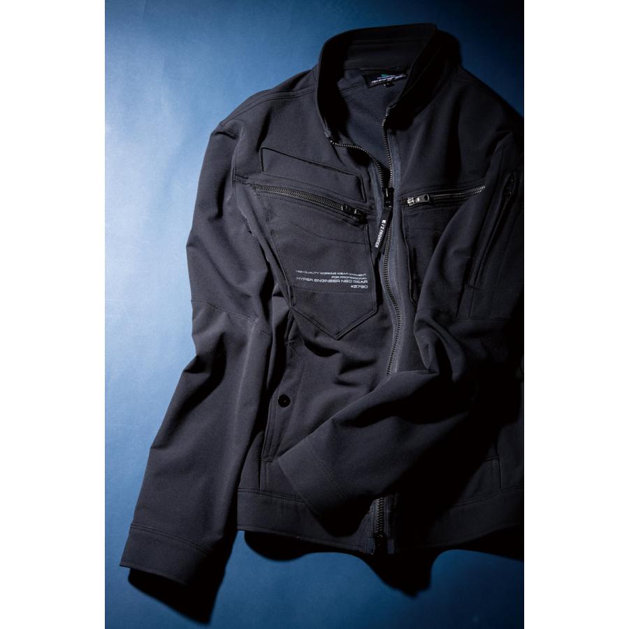アイズフロンティア 作業着・作業服 3790 2WAYストレッチワークジャケット カラー：2色 サイズ：S〜4L オールシーズン対応 3790シリーズ | I'Z FRONTIER | 09