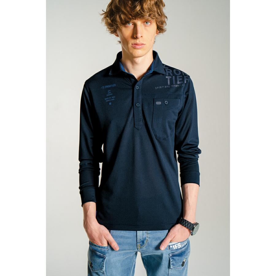 アイズフロンティア 401 熱中症対策 作業着 作業服 ドライストレッチ長袖ポロシャツ カラー6色 サイズSから4L | I'Z FRONTIER | 13