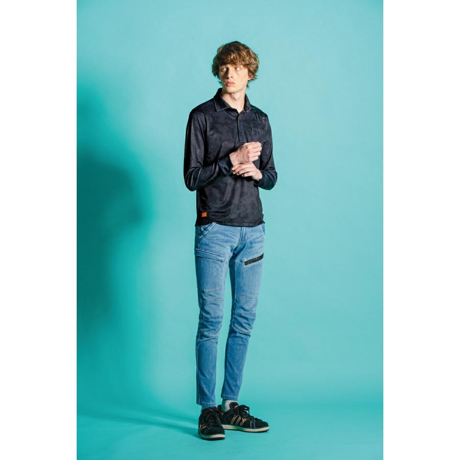 アイズフロンティア 401 熱中症対策 作業着 作業服 ドライストレッチ長袖ポロシャツ カラー6色 サイズSから4L | I'Z FRONTIER | 15