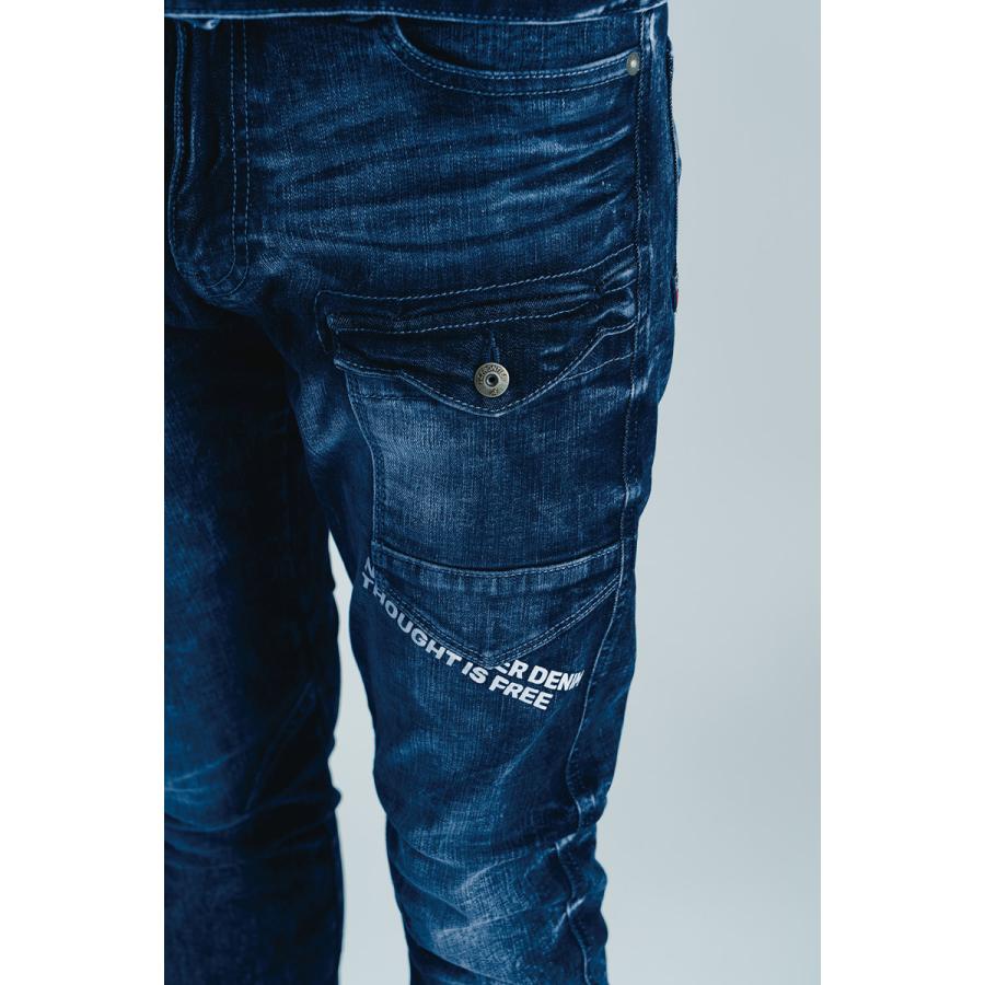 アイズフロンティア 7352 作業着 作業服 ハイパワーストレッチデニム3Dカーゴパンツ カラー4色 サイズ73から101  7350シリーズ【在庫有り】 | I'Z FRONTIER | 09