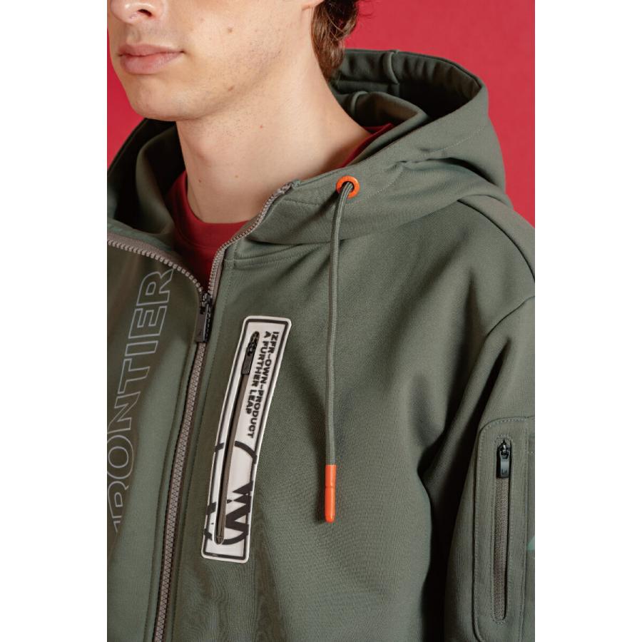 2025秋冬 アイズフロンティア 8930シリーズ  P.D.ストレッチスウェットフルジップフーディー 8930/8930S 3タイプ サイズS〜4L 普段着 秋冬対応【在庫有り】 | I'Z FRONTIER | 15