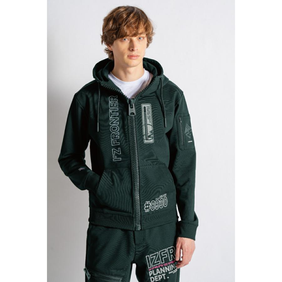 2025秋冬 アイズフロンティア 8930シリーズ  P.D.ストレッチスウェットフルジップフーディー 8930/8930S 3タイプ サイズS〜4L 普段着 秋冬対応【在庫有り】 | I'Z FRONTIER | 04