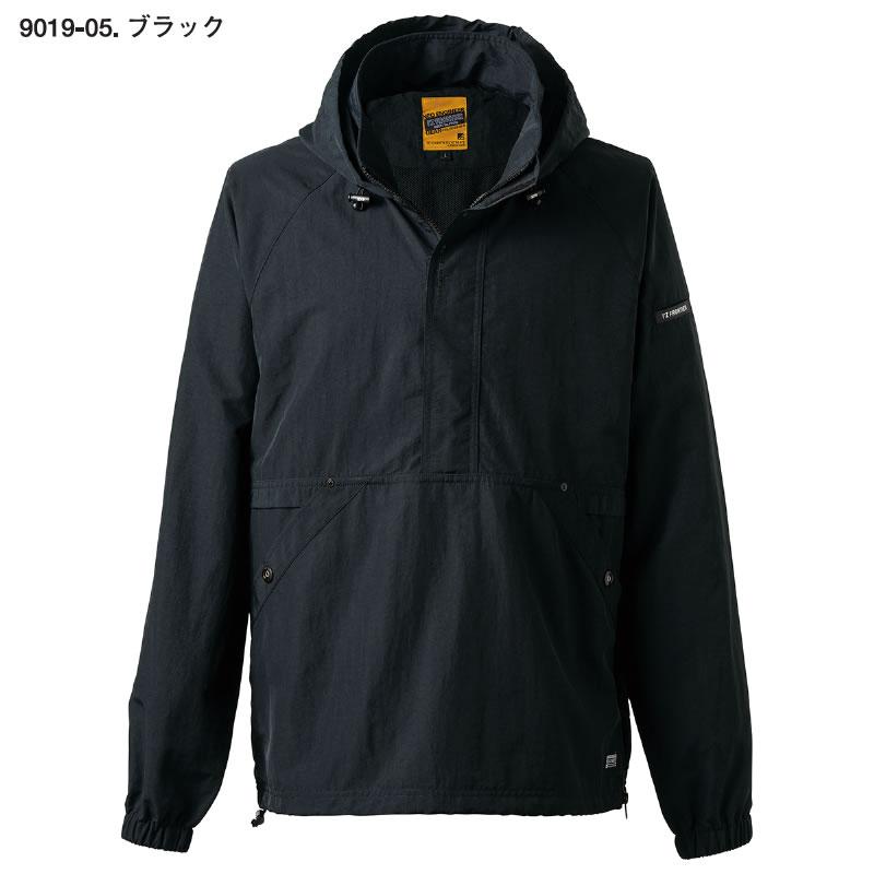 2025秋冬 アイズフロンティア 9019 ハードタスランナイロンパーカー カラー3色 サイズM〜4L 長袖 フードパーカー ワークパーカー 作業着 作業服【在庫有り】 | I'Z FRONTIER | 05