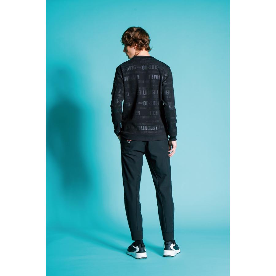 在庫処分 アイズフロンティア 903 ジャガードエンボスストレッチ長袖クルーネックシャツ カラー2色 サイズSから4L 秋冬シーズン対応素材【在庫有り】 | I'Z FRONTIER | 13