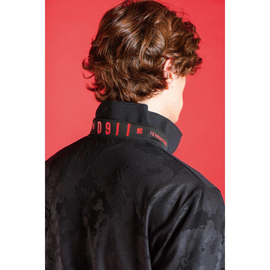 在庫処分 アイズフロンティア 911 作業着・作業服 ジャガードエンボスストレッチ長袖ポロシャツ カラー2色 サイズSから4L【在庫有り】 | I'Z FRONTIER | 09