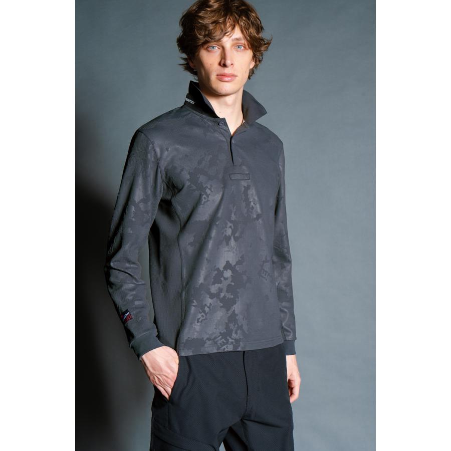 在庫処分 アイズフロンティア 911 作業着・作業服 ジャガードエンボスストレッチ長袖ポロシャツ カラー2色 サイズSから4L【在庫有り】 | I'Z FRONTIER | 11