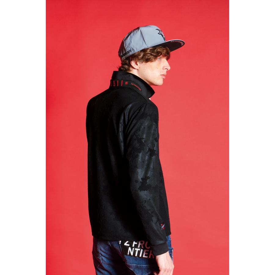 在庫処分 アイズフロンティア 911 作業着・作業服 ジャガードエンボスストレッチ長袖ポロシャツ カラー2色 サイズSから4L【在庫有り】 | I'Z FRONTIER | 14