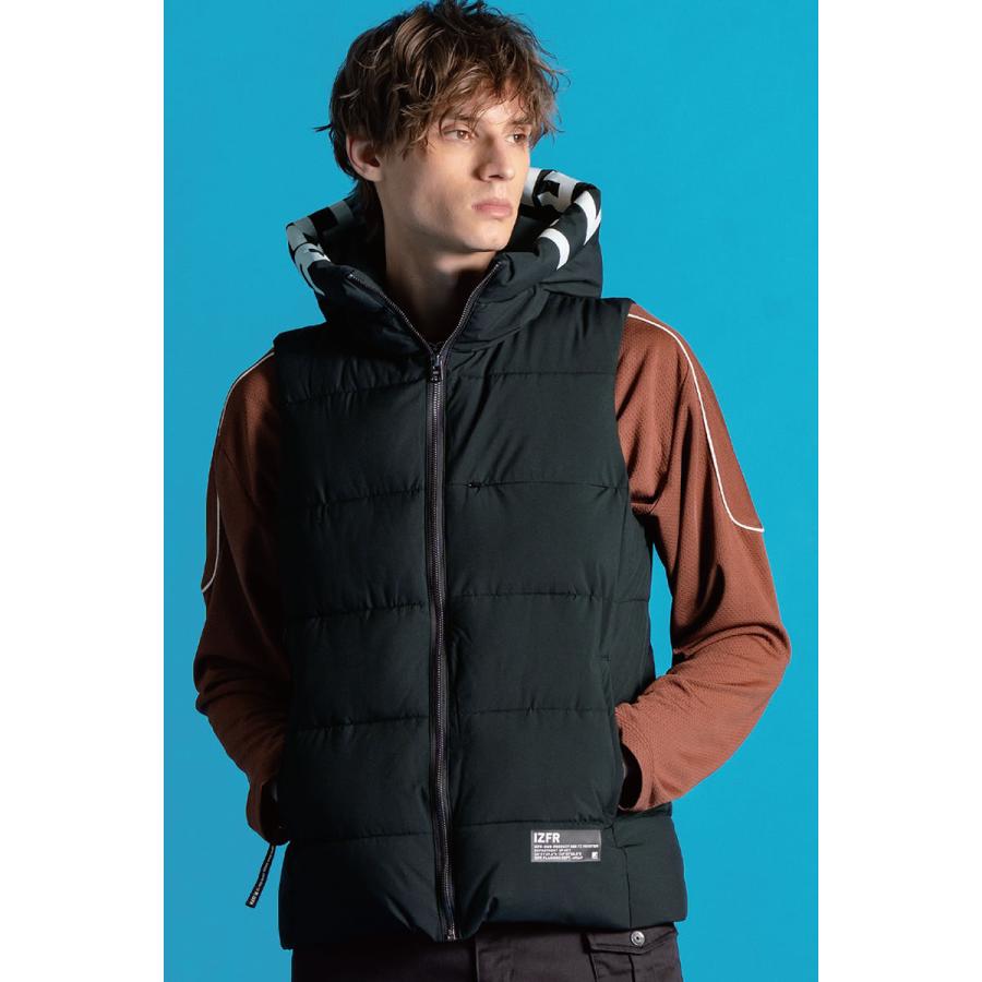 2025秋冬 アイズフロンティア 9569 保温防寒・アルミストレッチベストパーカー カラー3色 防寒 アウター ストレッチ サイズ：S〜4L 秋冬対応【在庫有り】 | I'Z FRONTIER | 03