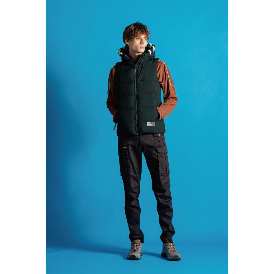 2025秋冬 アイズフロンティア 9569 保温防寒・アルミストレッチベストパーカー カラー3色 防寒 アウター ストレッチ サイズ：S〜4L 秋冬対応【在庫有り】 | I'Z FRONTIER | 04