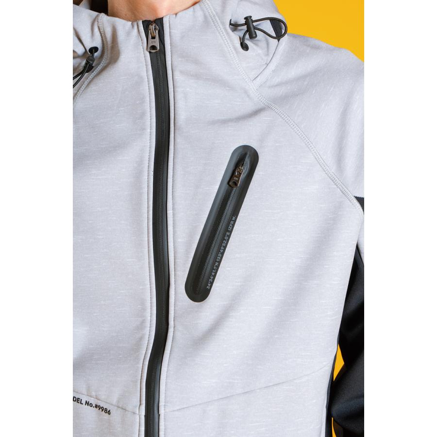 在庫処分 アイズフロンティア 9986 作業着・作業服 防風A.D.ストレッチワークパーカー カラー4色 サイズSから4L 秋冬シーズン対応素材【在庫有り】 | I'Z FRONTIER | 10