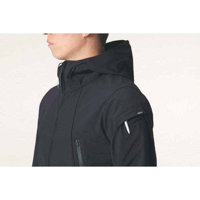 2025年モデル BURTLE バートル 3190 防風フーデッドジャケット (ユニセックス) サイズMからXXL カラー4色 撥水 ストレッチ 耐水圧10,000mm【在庫有り】 | BURTLE | 10