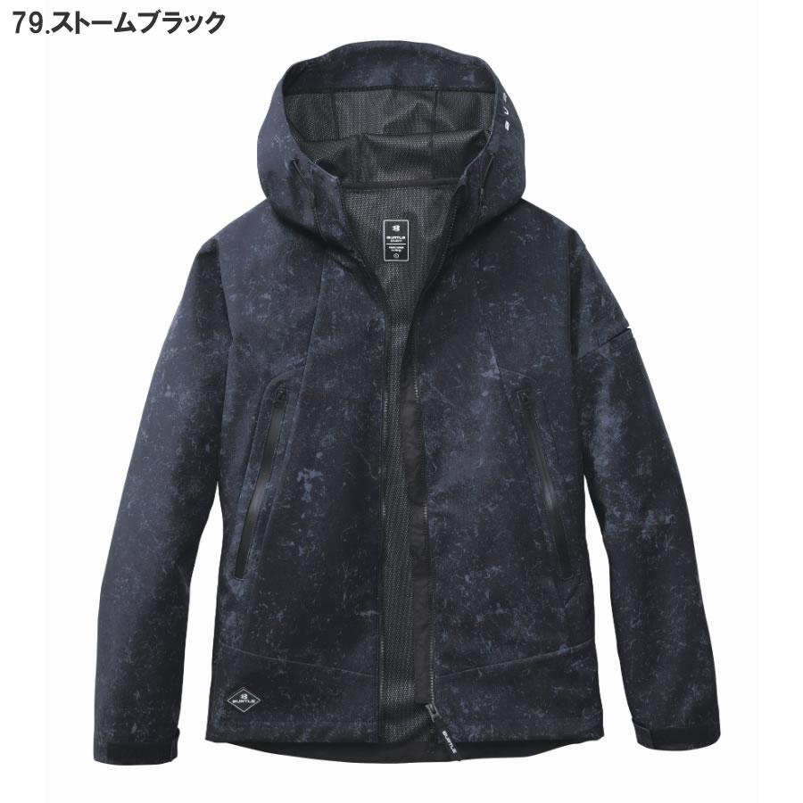 2025年モデル BURTLE バートル 3190 防風フーデッドジャケット (ユニセックス) サイズMからXXL カラー4色 撥水 ストレッチ 耐水圧10,000mm【在庫有り】 | BURTLE | 07