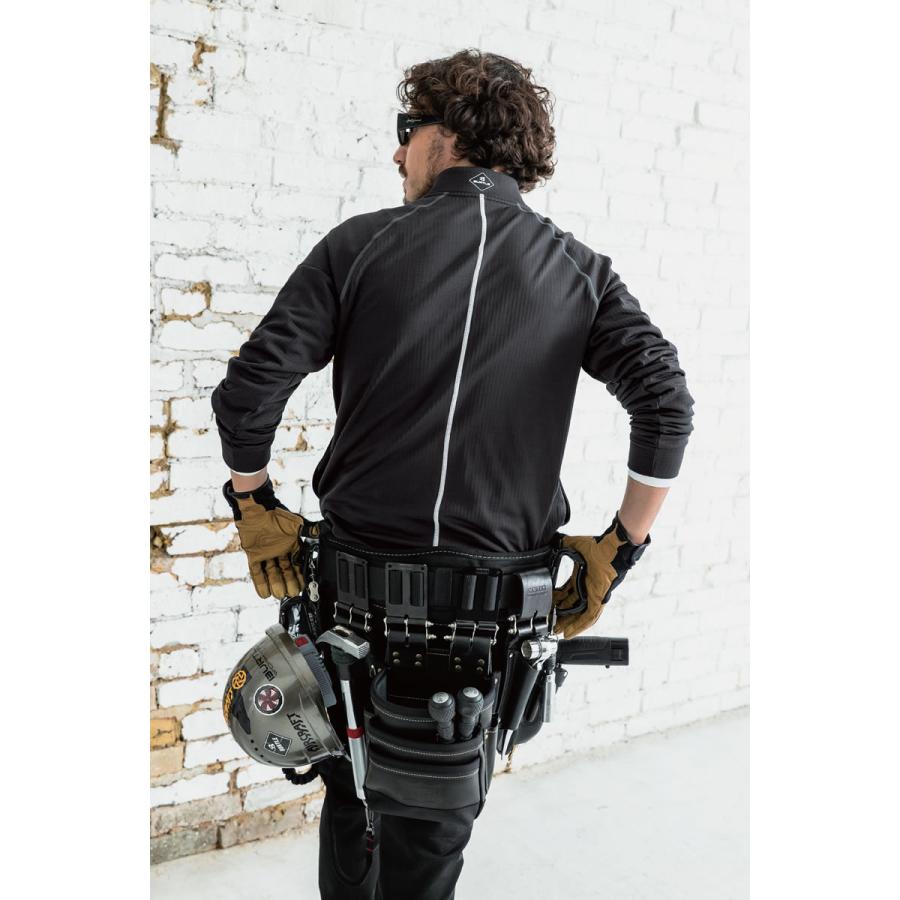 2025年限定 BURTLE バートル 4113 ハーフジップシャツ(ユニセックス) 4タイプ サイズMからXL 保温 ストレッチ 吸汗速乾 フリース 制電ケア 消臭【在庫有り】 | BURTLE | 02