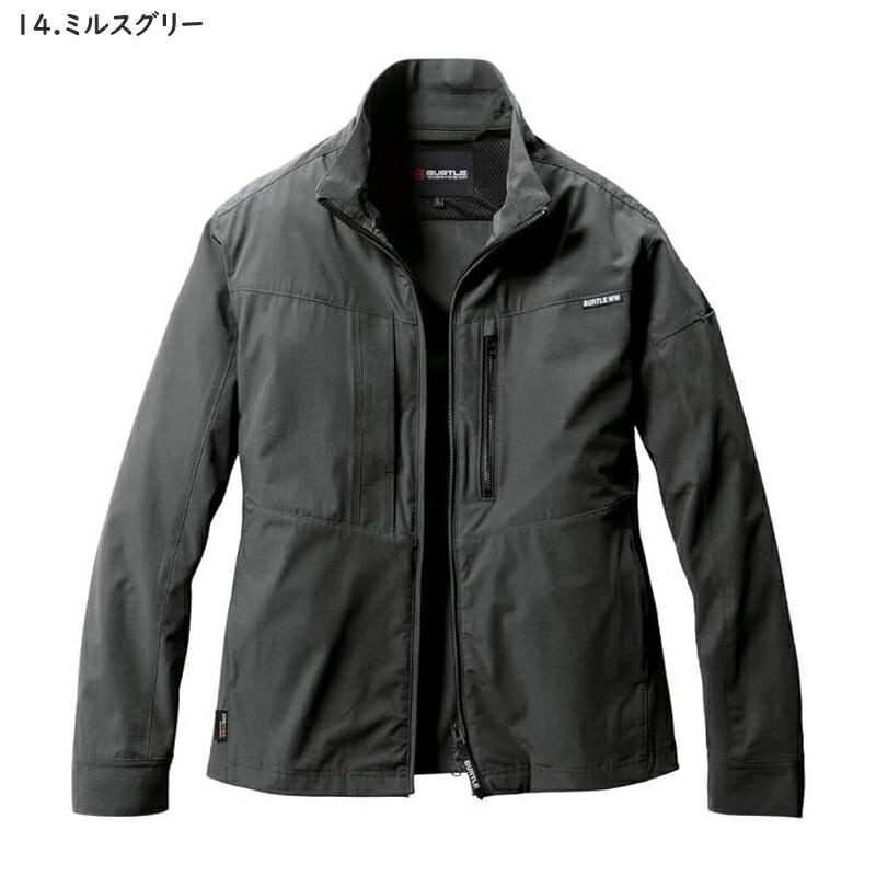 在庫処分 BURTLE バートル 作業着 作業服 691 ジャケット ユニセックス サイズS〜3XL カラー4色 2024年春夏 ストレッチ 吸汗速乾【在庫有り】 | BURTLE | 02
