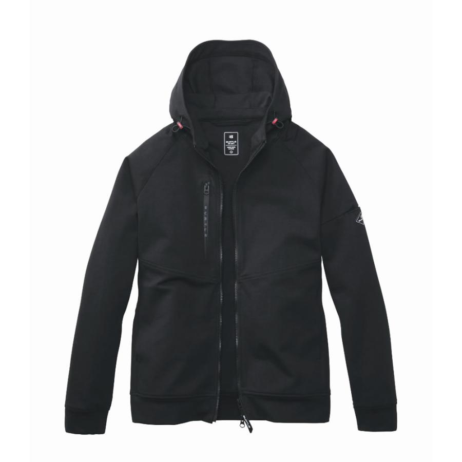 BURTLE バートル 作業着 作業服 851 フーディブルゾン ユニセックス サイズM〜3XL カラー2色 2025年秋冬 コーデュラ ストレッチ 吸水速乾【在庫有り】 | BURTLE | 06