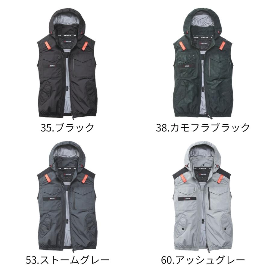 2026年モデル バートル AC1154 ACタクティカルベスト M〜3XL カラー4色 エアークラフト フルハーネス対応 ファンバッテリー別売【在庫有り】 | BURTLE | 02