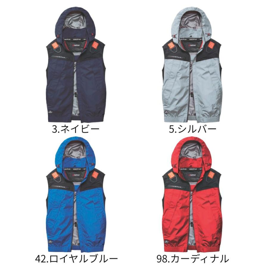 2026年モデル バートル AC1194 ACフーディベスト M〜3XL カラー4色 エアークラフト フルハーネス対応 ファン・バッテリー別売【在庫有り】 |  | 02