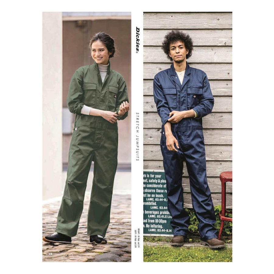 Dickies（ディッキーズ） D-766 T/C ストレッチツナギ カラー7色