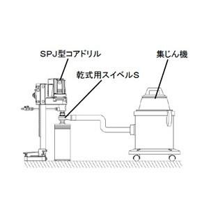 タンブラー・マグカップ コンセック（発研）　Cロッドねじ　ドライワンコアビット(乾式)　φ56×260L　SPJ+乾式用スイベルS用【在庫有り】