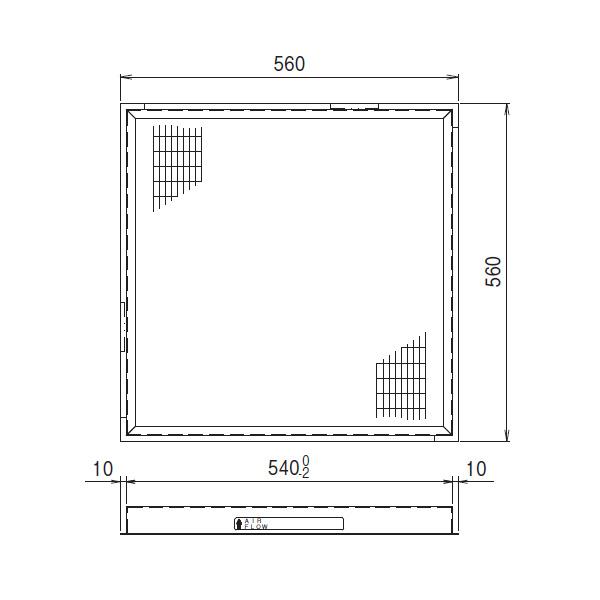 オーケー器材 (DAIKIN ダイキン) 純正別売品 KAA552D160 オイルガード