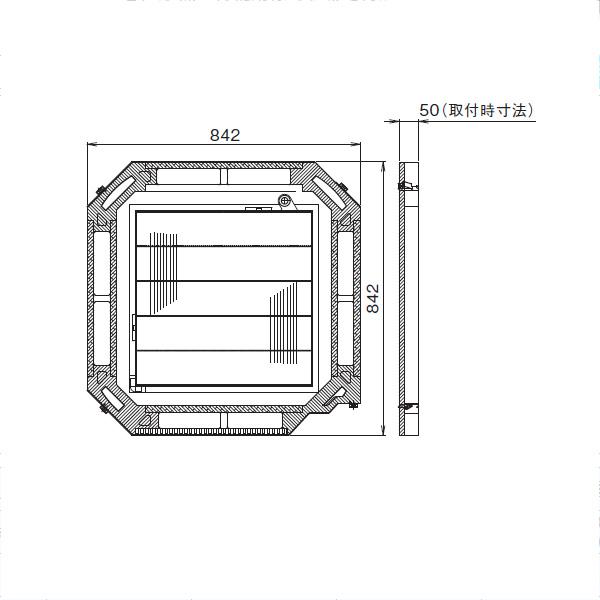 オーケー器材 (DAIKIN ダイキン) 純正別売品 KAF557D80 高性能