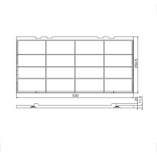 DAIKIN(ダイキン) 純正別売品 ロングライフフィルター KAF631C36L