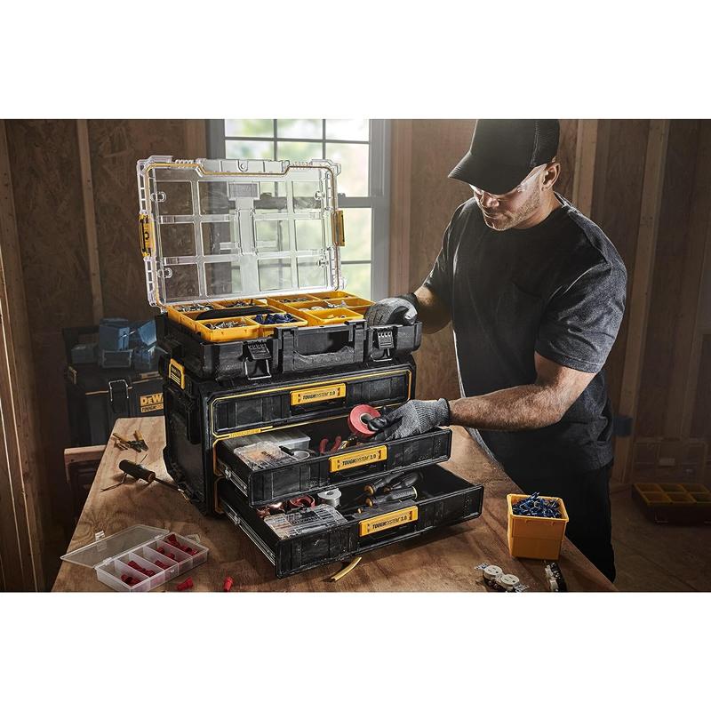 DEWALT タフシステム2.0 3段引き出しチェスト DWST08330-1 DEWALT（デウォルト）タフシステム2.0 3段引き出しチェスト DWST08330-1