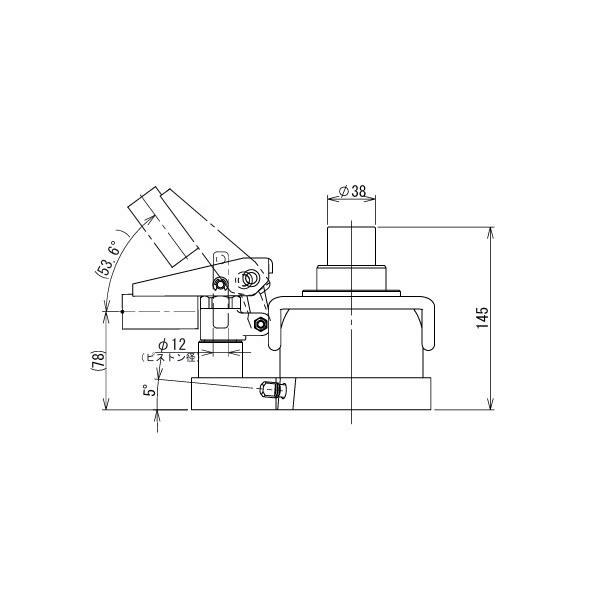 今野製作所(EAGLE イーグル) 超低床ダルマジャッキ(2段伸び) (旧型式：ED-100TST) DTS-2-100