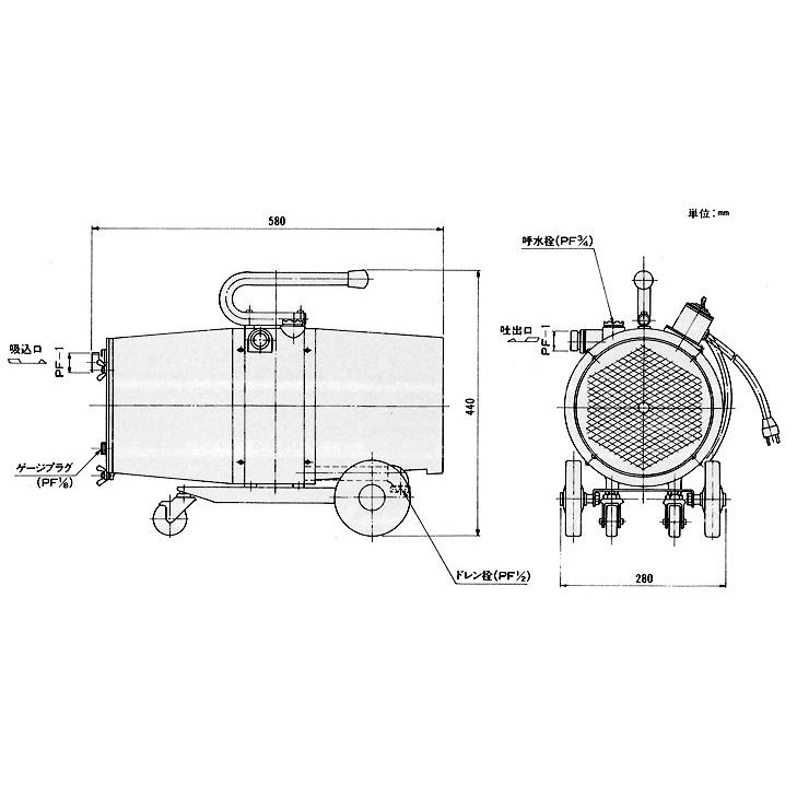 エバラ ウェットクリーナ 25CLP2 単相100V 25mm 給排水掃除機 エバラ ウェットクリーナ 25CLP2 単相100V 25mm 給排水掃除機