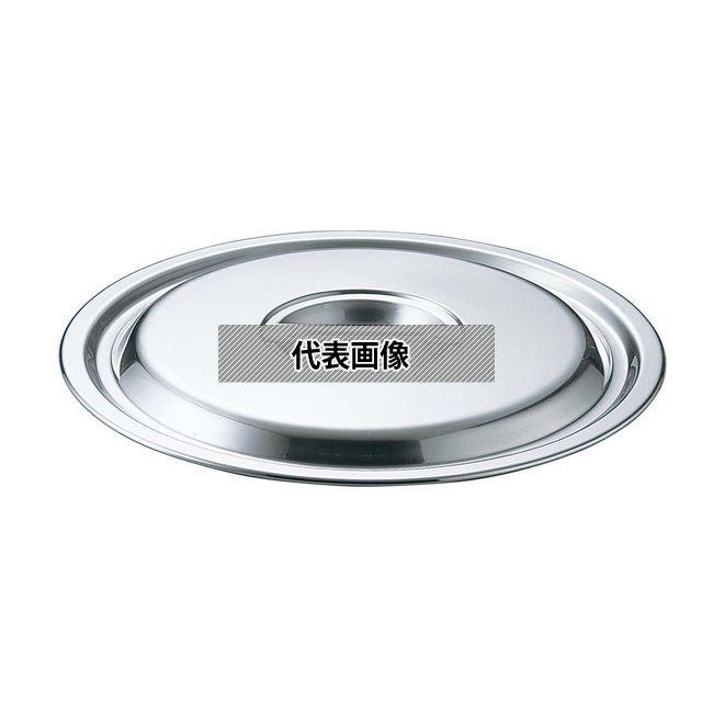 【5個セット】EBM(江部松) 18-8(ステンレス) 鍋蓋 39cm (モリブデンジ2兼用) φ420 IH/ガス兼用鍋 No.0008600_1