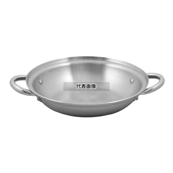 【10個セット】電磁ちり鍋 30cm SUS443 2.2L φ307  卓上鍋/焼物用品 No.0013590の画像