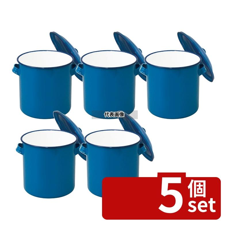 10個セット】EBM(江部松) アルミ S型 寸胴鍋 42cm 蓋無 57L 最大幅 