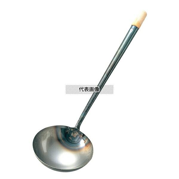 【10個セット】鉄 パイプ柄 中華お玉 中 (φ120) 260cc φ120mm  鍋全般 No.0206200の画像