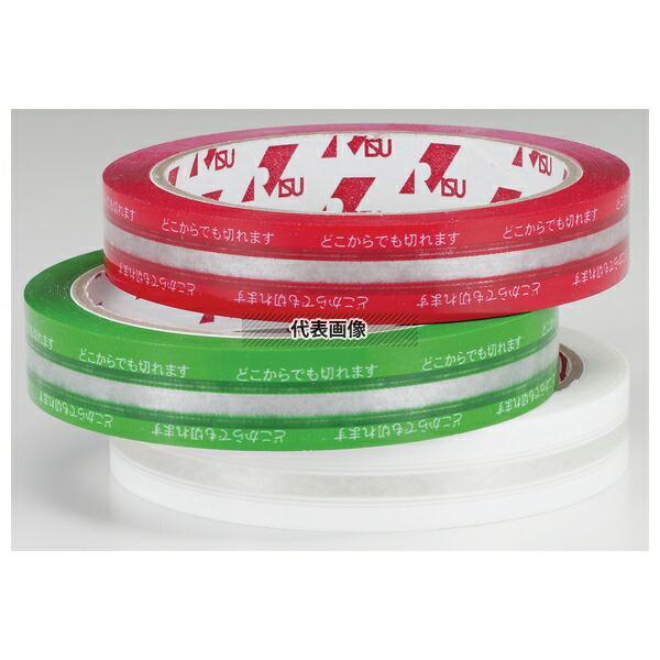 【5個セット】リスパック(RISUPACK) PET ハンドカットテープ (8巻入) ホワイト 幅18mm×50m  厨房消耗品 No.0224620の画像