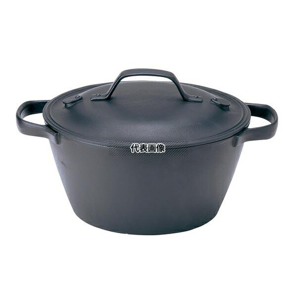 【2個セット】盛栄堂 クックトップ 煮込鍋 丸 深型 大 CT-003 4L 底径:180 煮込鍋  No.0231600の画像
