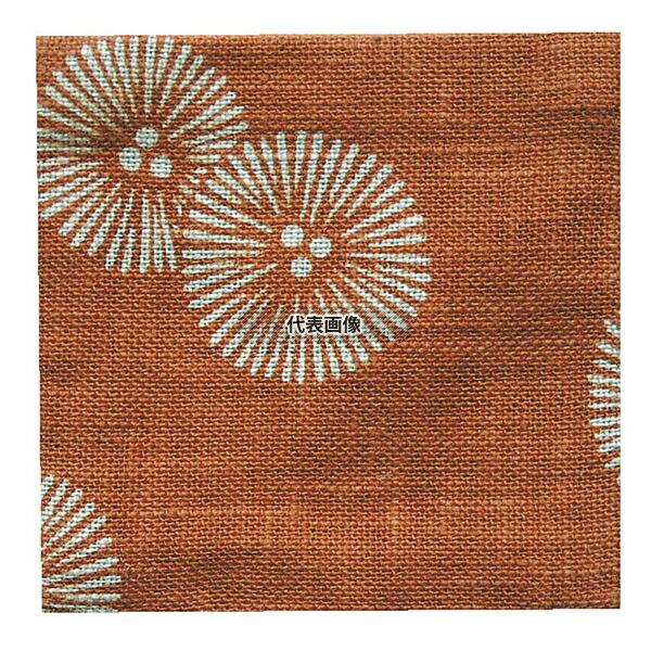 【2個セット】和風コースター (10枚入) B0045 傘松 赤茶 100×100 コースター  No.0234400の画像