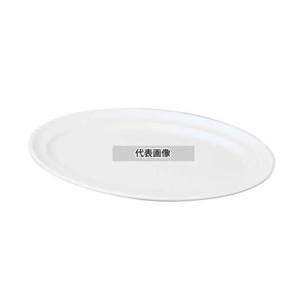 【2個セット】若泉漆器 ニューホワイト 小判盛皿 42cm 420×246×H27mm  和/洋/中 食器 No.0261520の画像