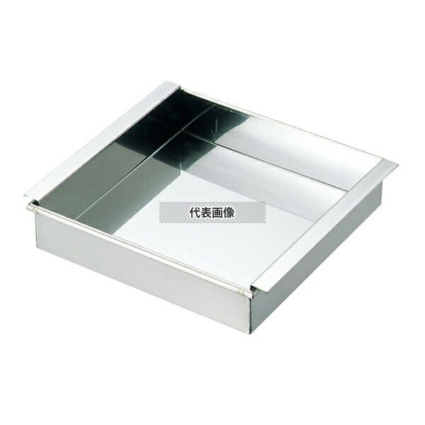 【5個セット】EBM(江部松) 18-8(ステンレス) ハンダ付 玉子豆腐器 関東型 24cm 玉子ドーフ器  No.0478200の画像