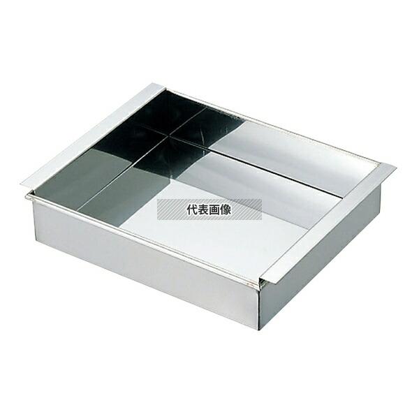 【5個セット】EBM(江部松) 18-8(ステンレス) ハンダ付 玉子豆腐器 関西型 21cm 玉子ドーフ器  No.0480300の画像